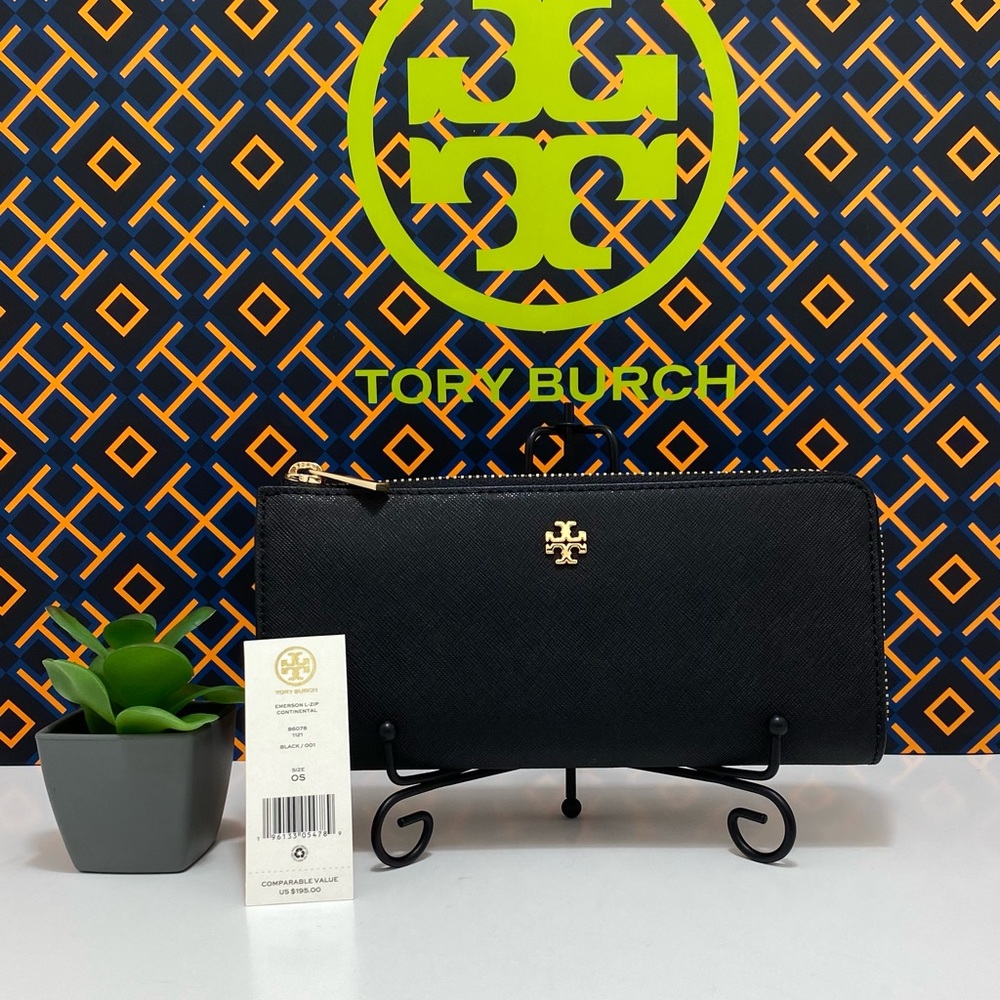 Tory Burch Emerson L-zip continental wallet